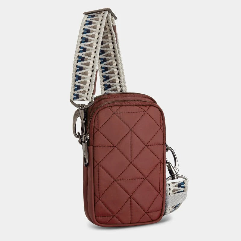 Anti-Theft Boho 2 Compartment Phone Crossbody 38
