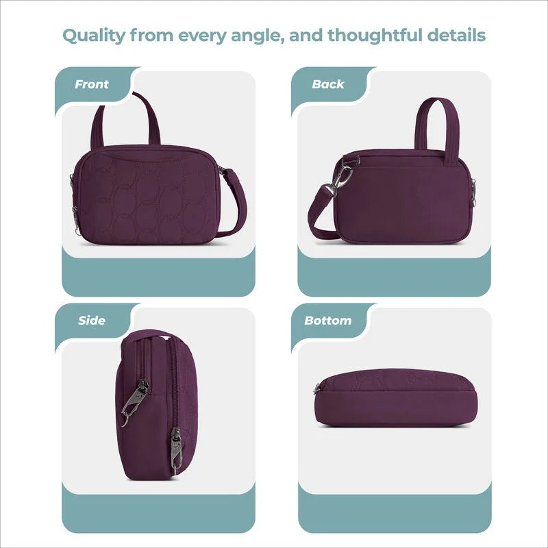 Travelon Runways Anti-Theft Double Compartment Crossbody 51