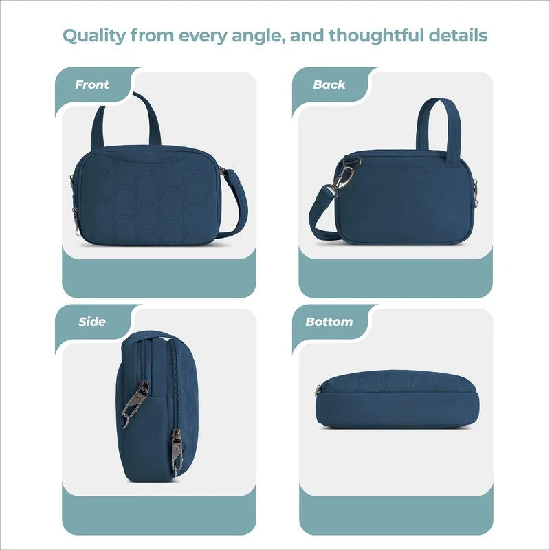 Travelon Runways Anti-Theft Double Compartment Crossbody 29