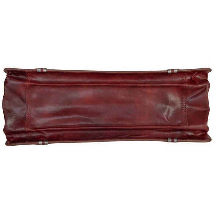 MANCINI Pelle D’Oro Litigator Briefcase 15