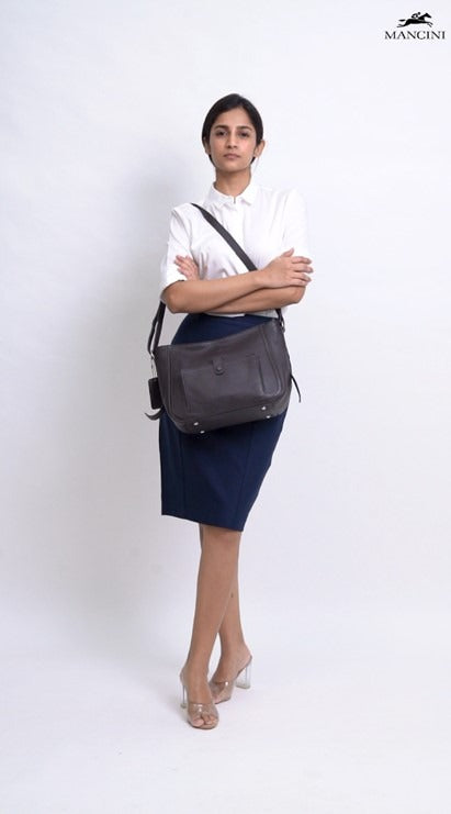 Mancini Pebbled Sophia Crossbody Bag 28