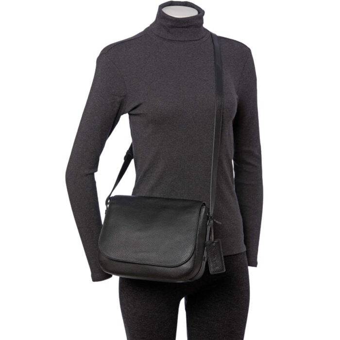 Mancini Pebbled Amy Crossbody Bag 19