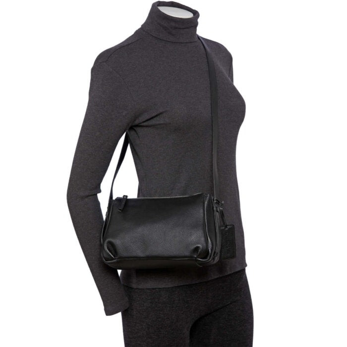Mancini Pebbled Charlize Crossbody Bag 18