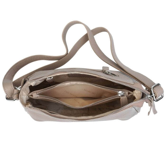 Mancini Pebbled Charlize Crossbody Bag 13
