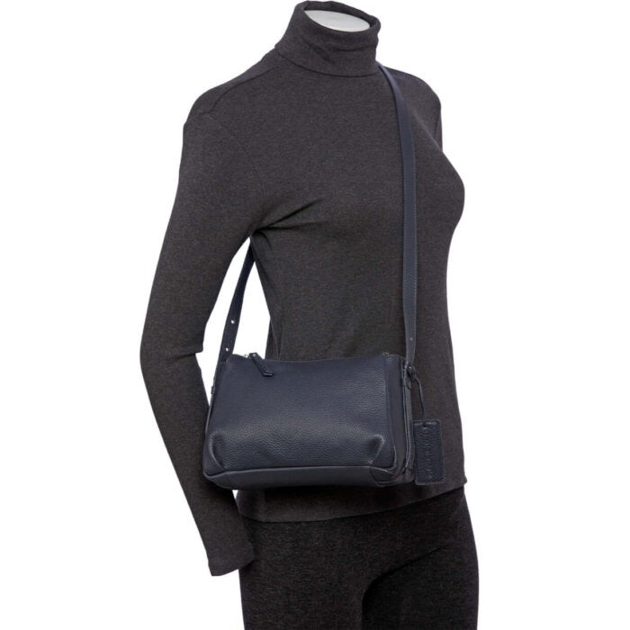 Mancini Pebbled Charlize Crossbody Bag 11