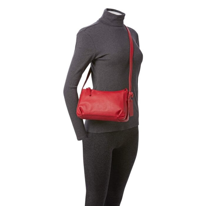 Mancini Pebbled Charlize Crossbody Bag 7