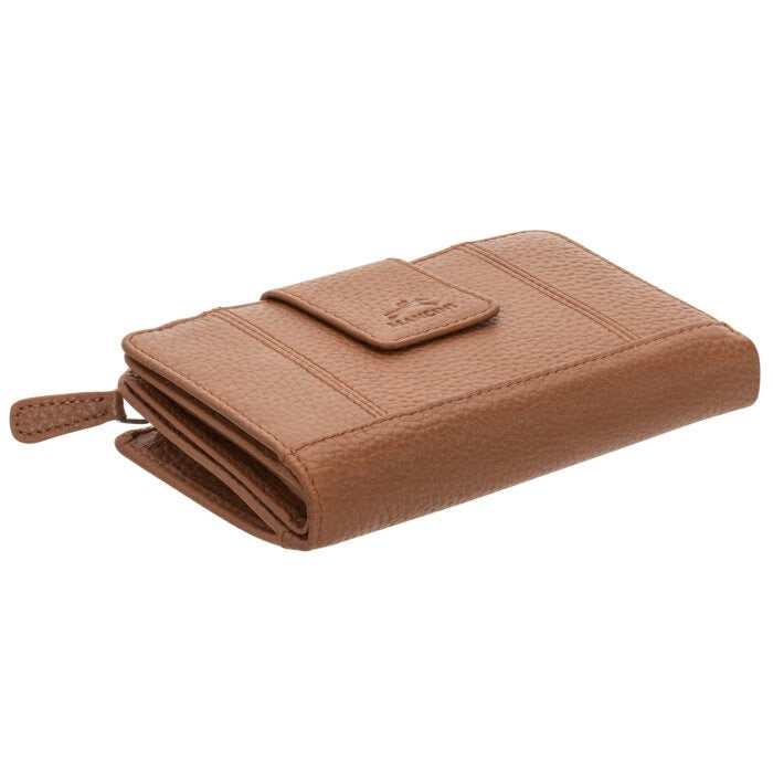 Mancini Pebbled Ladies’ RFID Medium Clutch Wallet 2