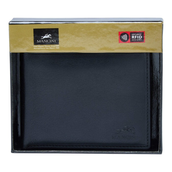MANCINI Boulder Men’s RFID Secure Wallet with Removable Passcase & Coin Pocket 7