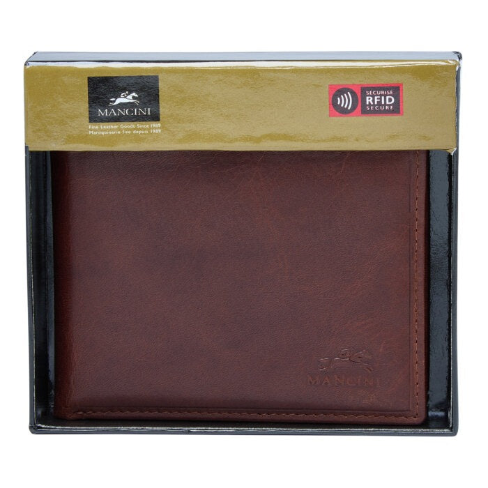 MANCINI Boulder Men’s RFID Secure Wallet with Removable Passcase & Coin Pocket 4