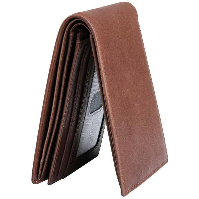 MANCINI Bellagio Center Wing RFID Wallet with Coin Pocket 10