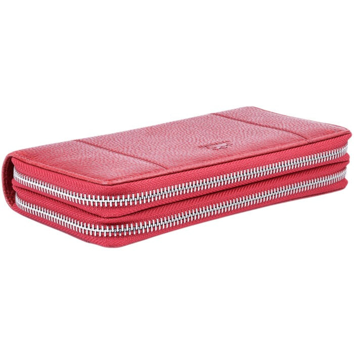 Mancini Fifth Avenue RFID Secure Double Zipper Wallet 11