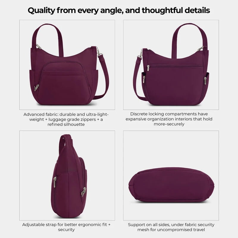 Travelon Anti-Theft Classic Crossbody Bucket Bag 47