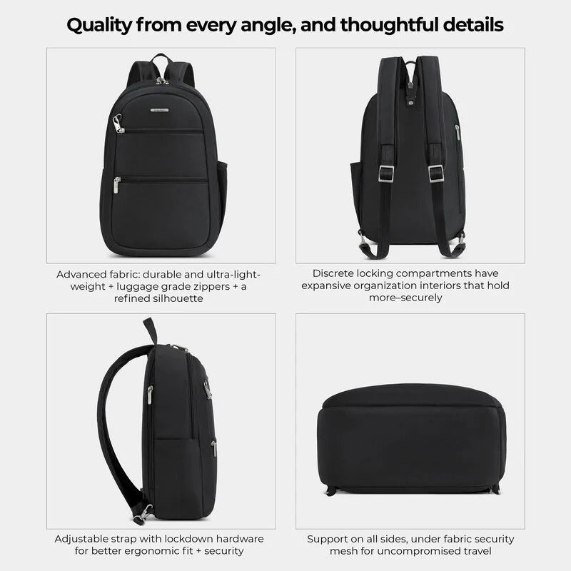 Travelon Anti-Theft Classic Convertible Sling Backpack 25