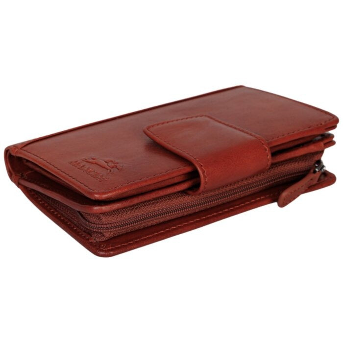 Mancini Pelle D’oro RFID Secure Medium Clutch Wallet 5