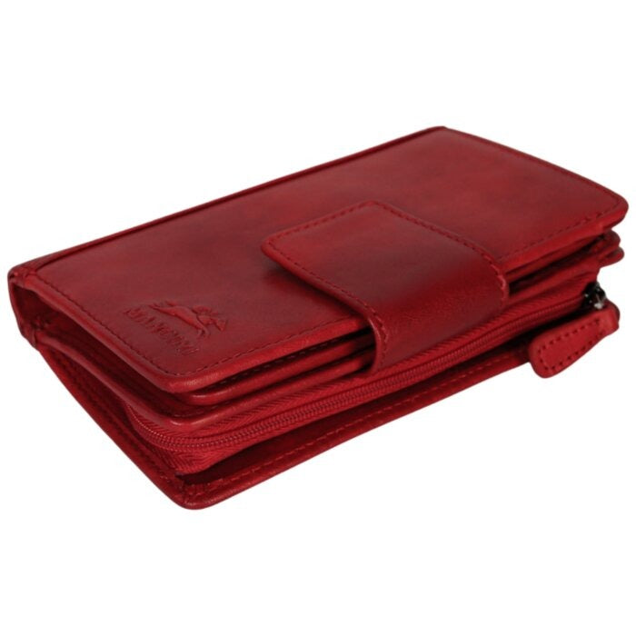 Mancini Pelle D’oro RFID Secure Medium Clutch Wallet 24