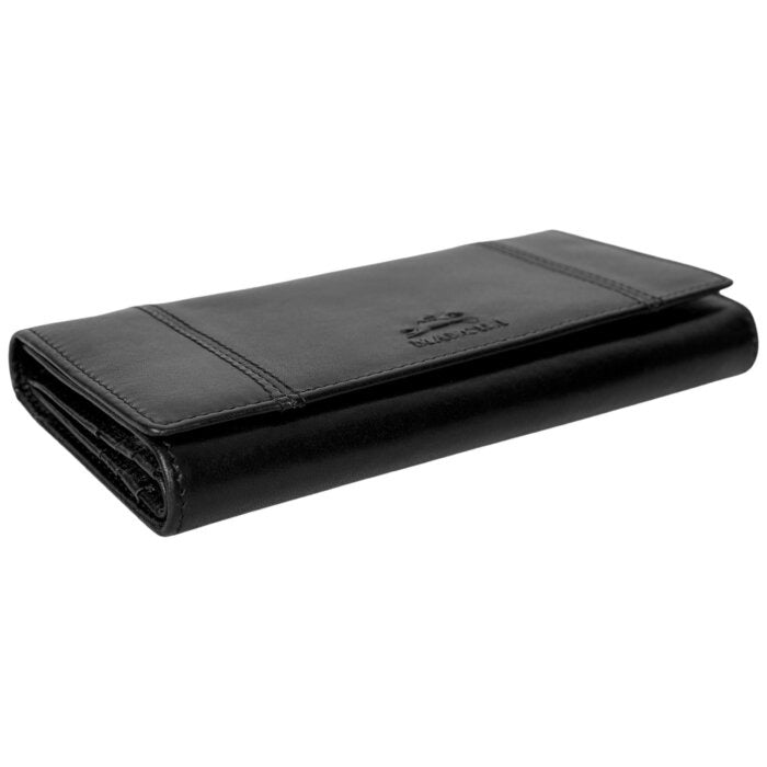 Mancini Pelle D’oro RFID Secure Quad Fold Wallet 10
