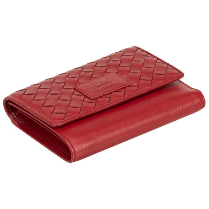 Mancini Basket Weave RFID Secure Medium Clutch Wallet 6