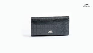 Mancini Croco2 Women’s Trifold Wallet 22