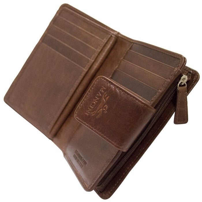Mancini Casablanca Ladies’ RFID Secure Medium Clutch Wallet 16