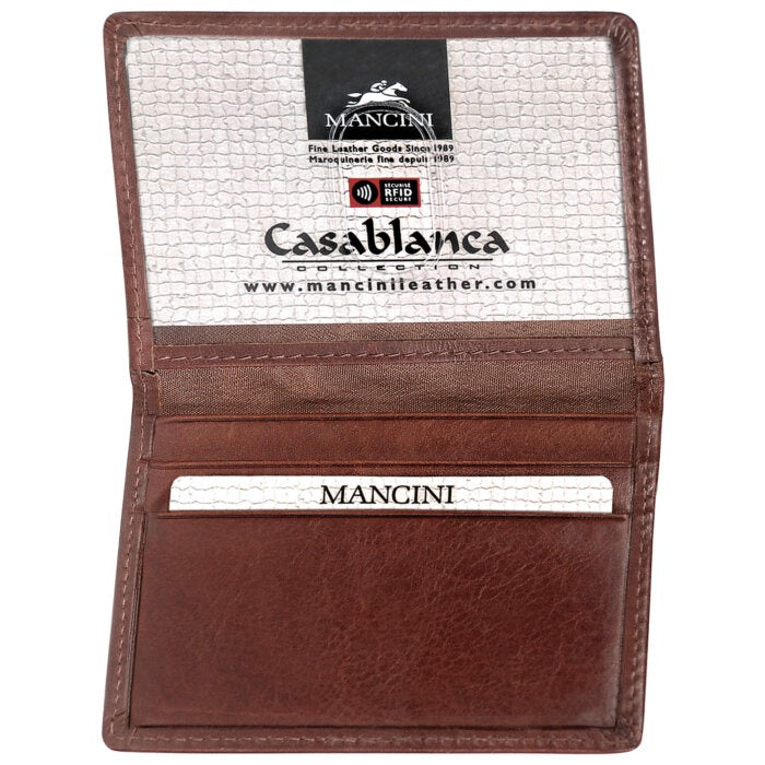 MANCINI Casablanca Men’s Billfold with Removable Passcase 5