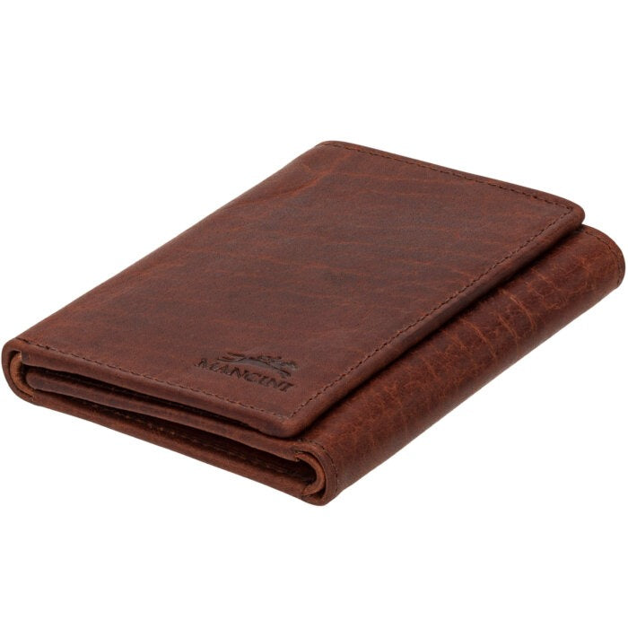 MANCINI Buffalo RFID Secure Trifold Wallet 3