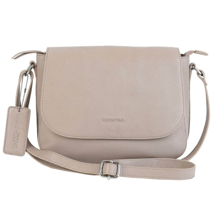 Mancini Pebbled Amy Crossbody Bag 1