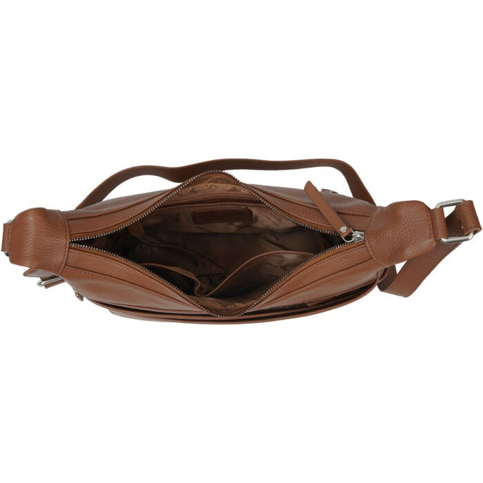 MANCINI Pebbled June Crossbody Handbag 3