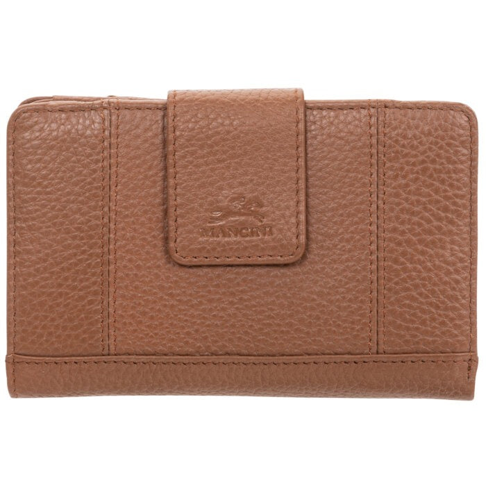 Mancini Pebbled Ladies’ RFID Medium Clutch Wallet 3