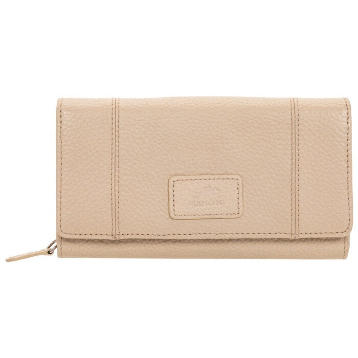 Mancini Pebbled Ladies’ RFID Medium Clutch Wallet 11