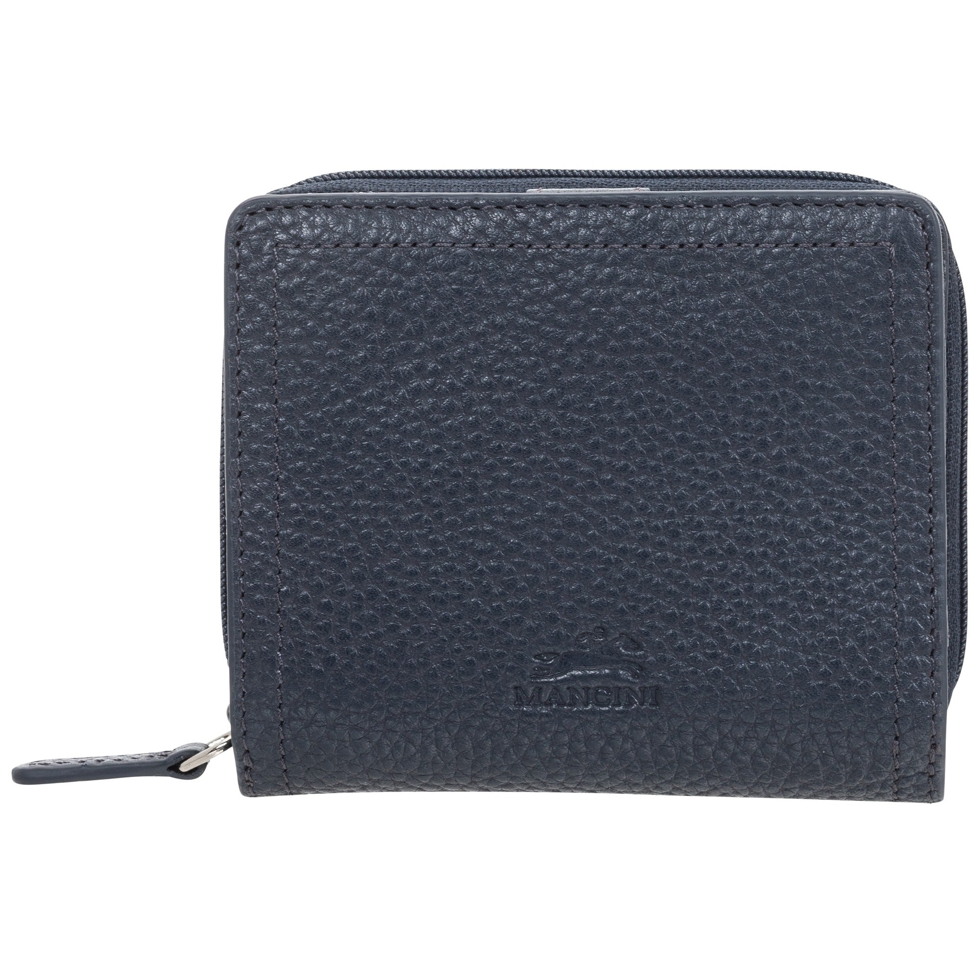 Mancini Pebbled Ladies’ RFID Small Clutch Wallet 1