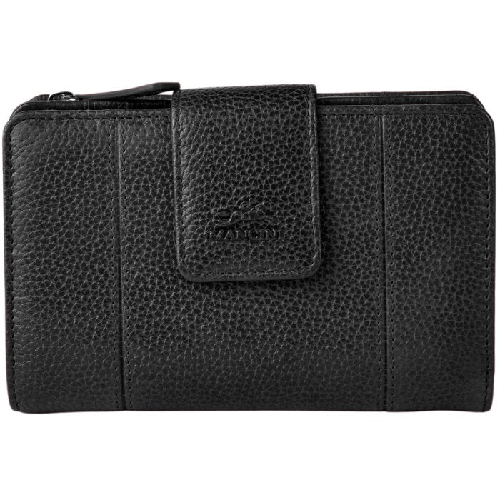 Mancini Fifth Avenue RFID Secure Medium Clutch Wallet 1