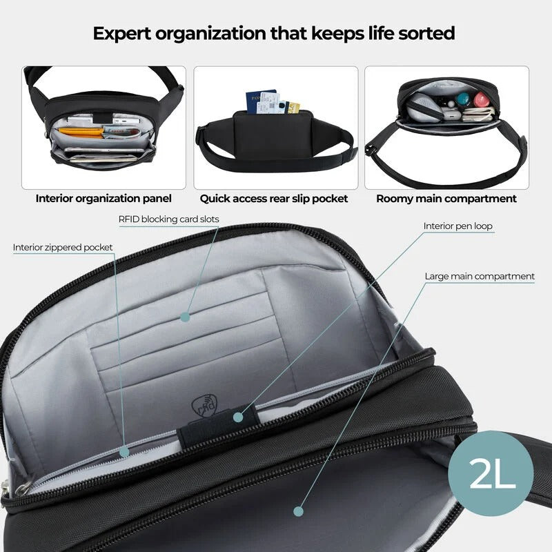 Travelon Anti-Theft Classic Waist Pack 31