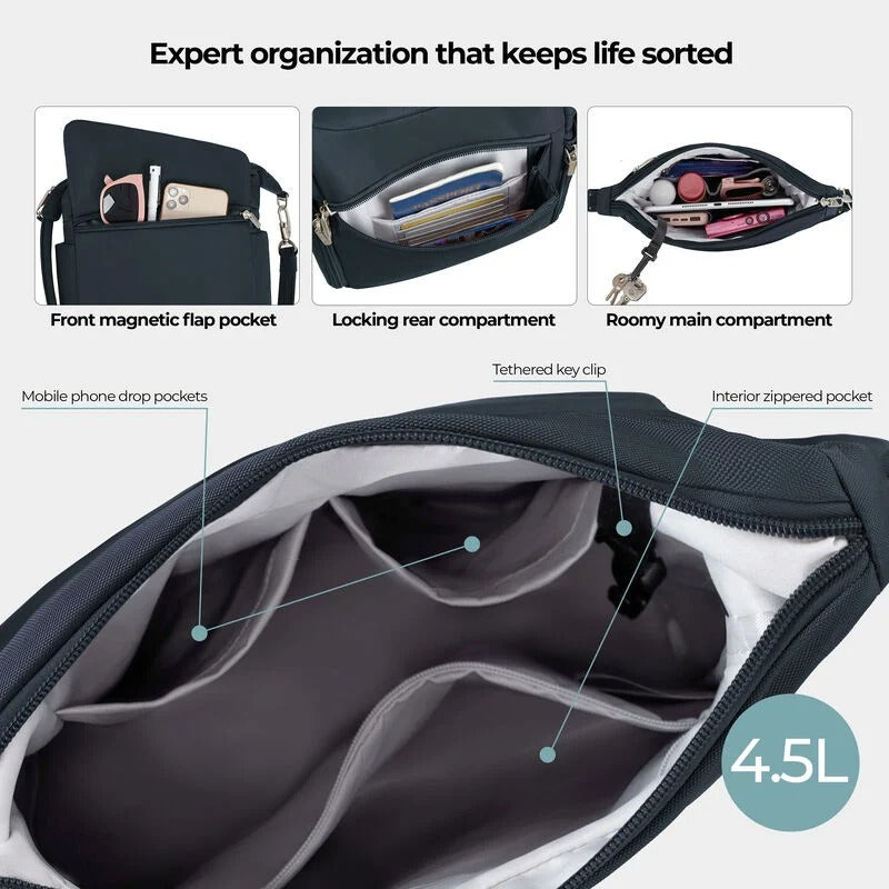 Travelon Anti-Theft Classic Messenger 67