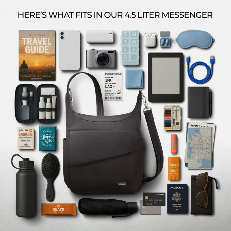 Travelon Anti-Theft Classic Messenger 52
