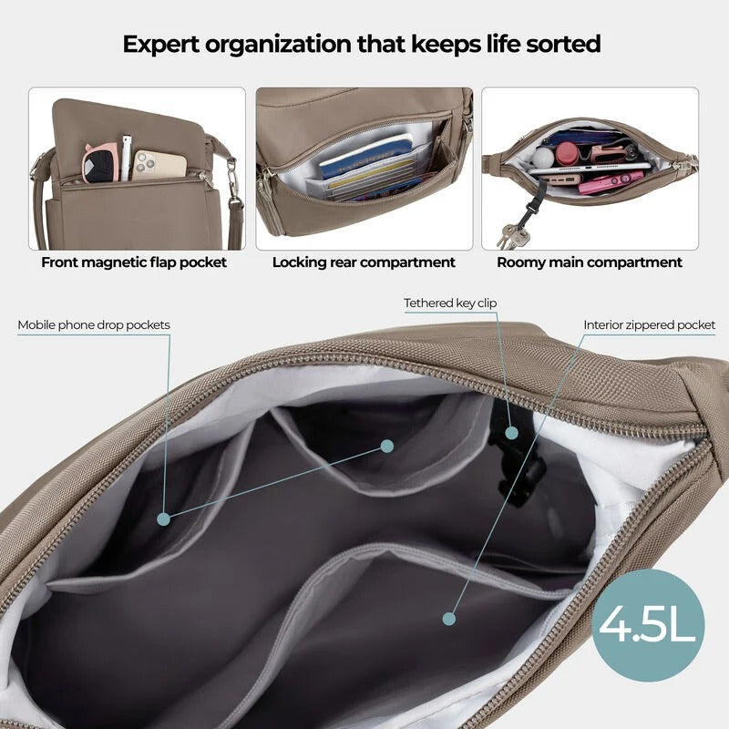Travelon Anti-Theft Classic Messenger 35