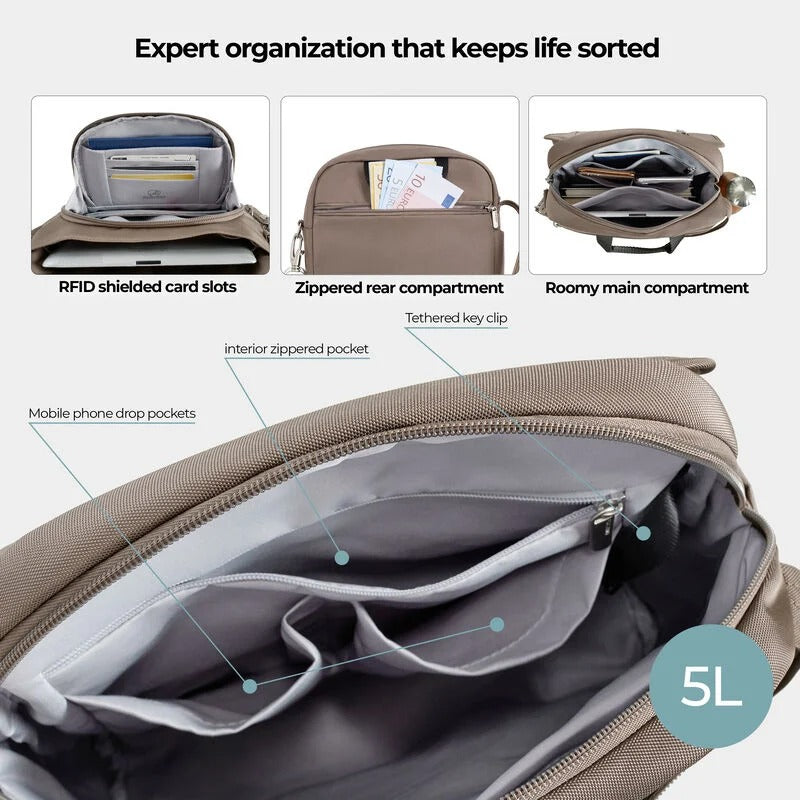 Travelon Anti-Theft Classic Tour Bag 11