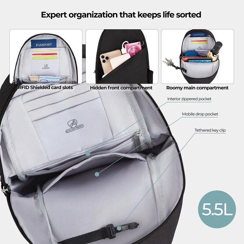 Travelon Anti-Theft Classic Sling Bag 35