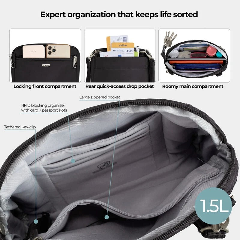 Travelon Anti-Theft Classic Convertible Crossbody 64
