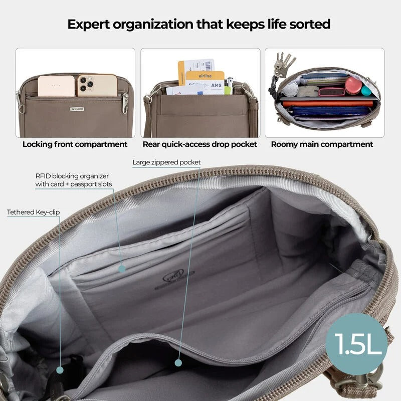 Travelon Anti-Theft Classic Convertible Crossbody 51