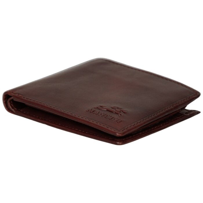 Mancini Pelle D’oro RFID Secure Left Wing Billfold 14