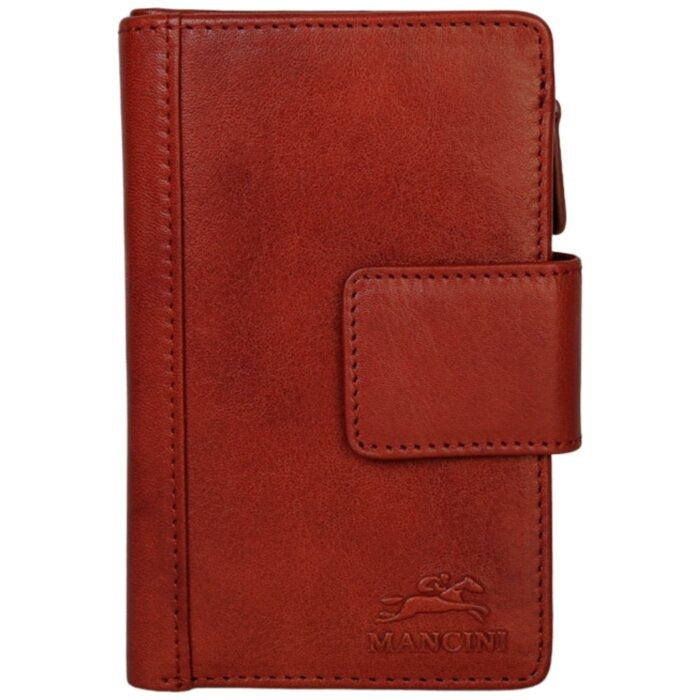 Mancini Pelle D’oro RFID Secure Medium Clutch Wallet 4