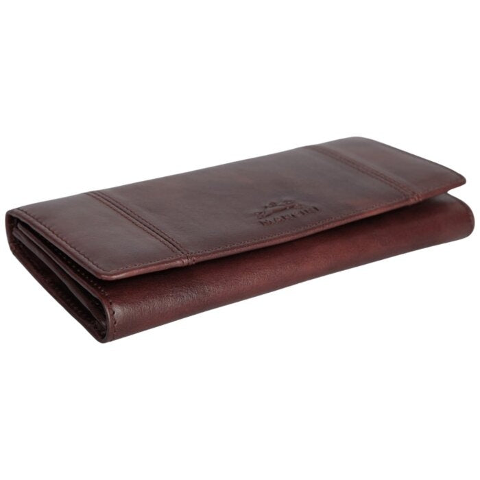 Mancini Pelle D’oro RFID Secure Trifold Wallet 19