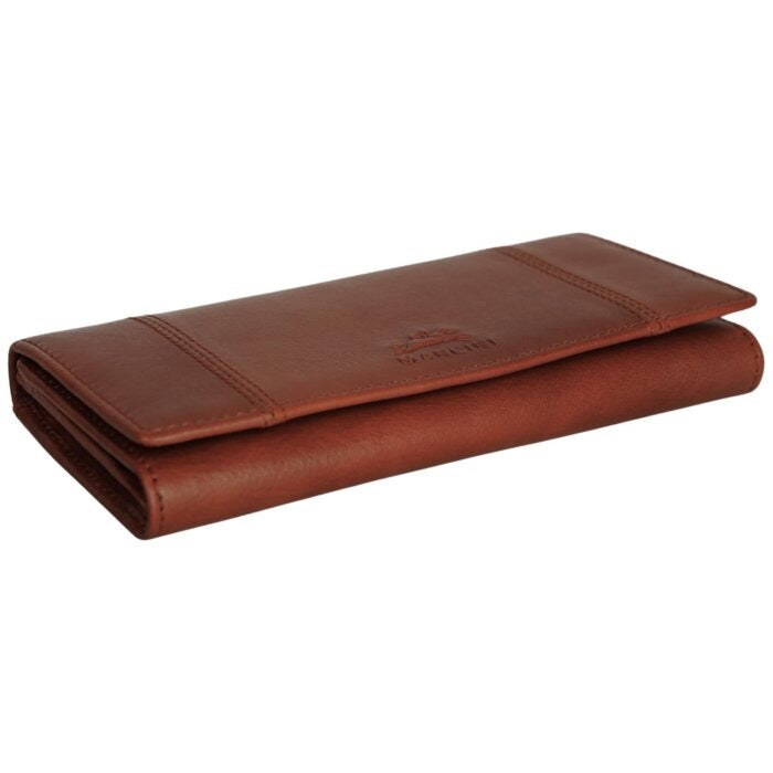 Mancini Pelle D’oro RFID Secure Trifold Wallet 14