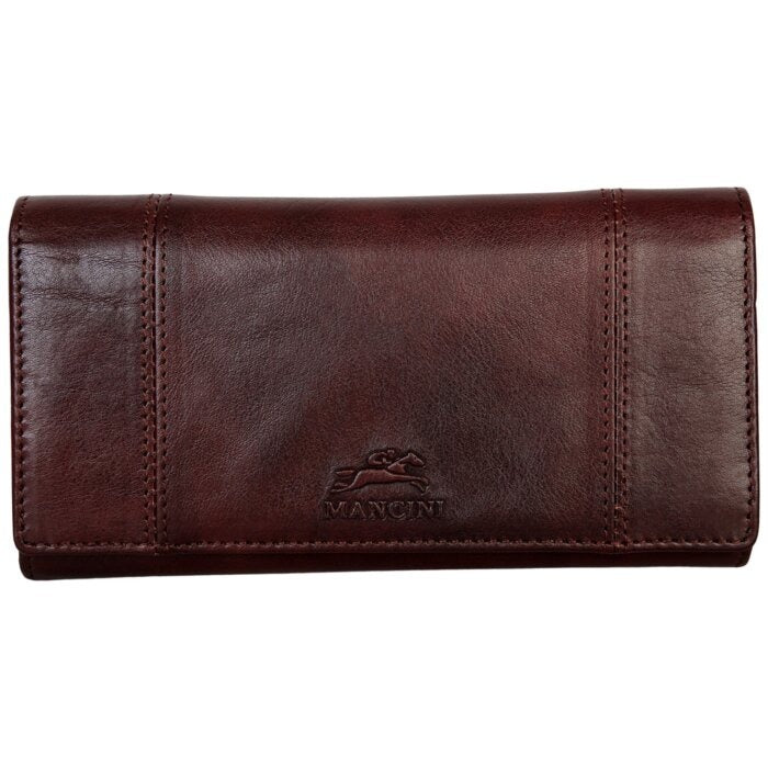 Mancini Pelle D’oro RFID Secure Quad Fold Wallet 15