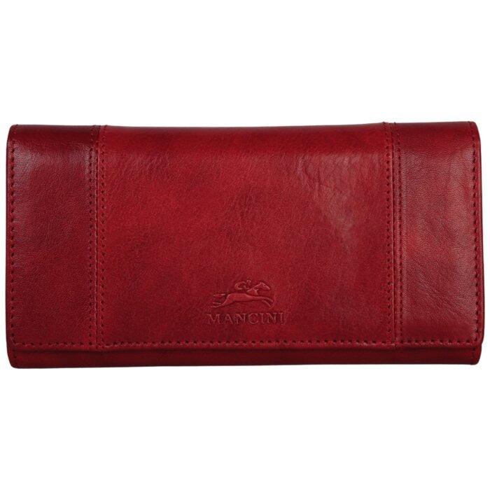 Mancini Pelle D’oro RFID Secure Quad Fold Wallet 19