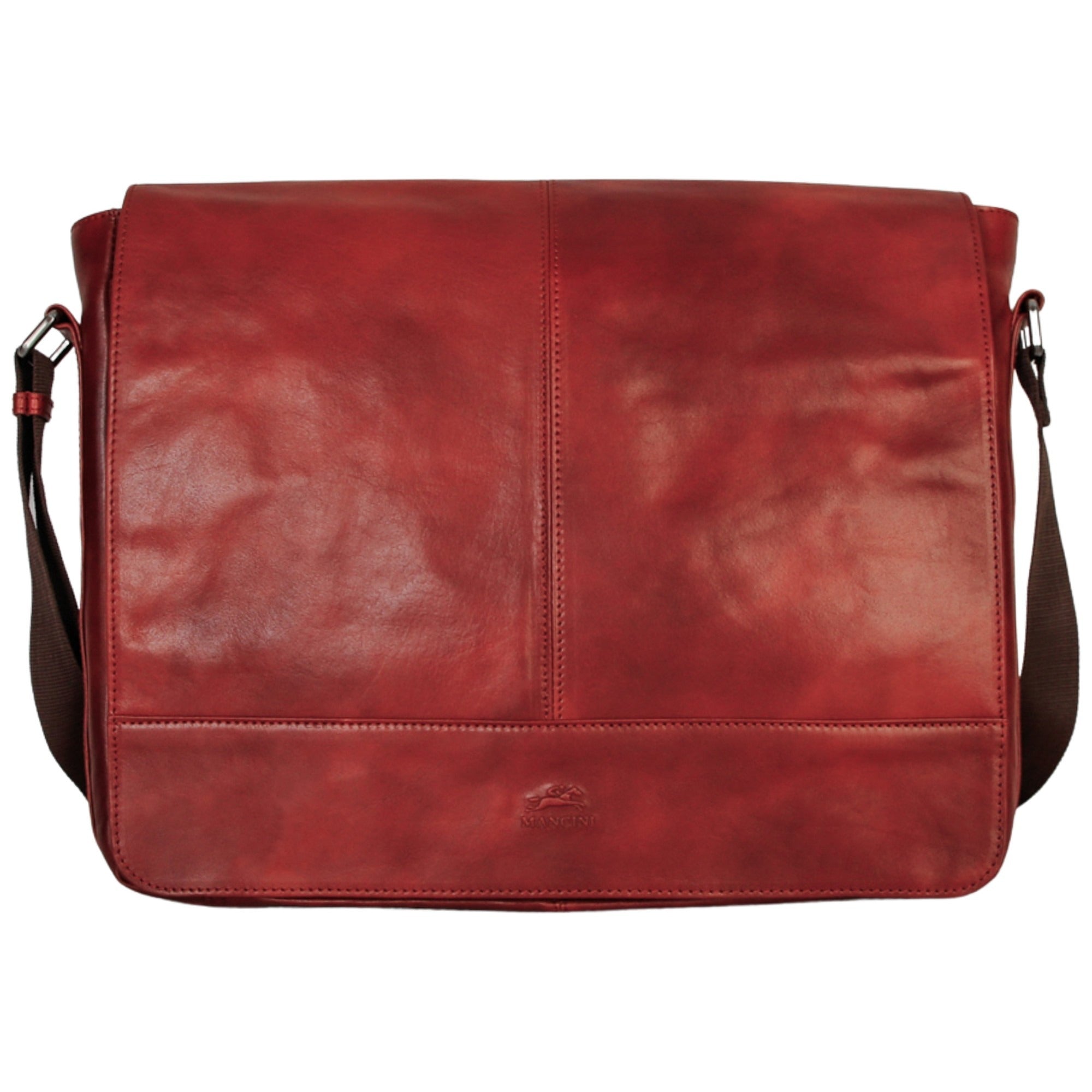 Mancini Pelle D’oro 15” Laptop / Tablet Messenger Bag 8