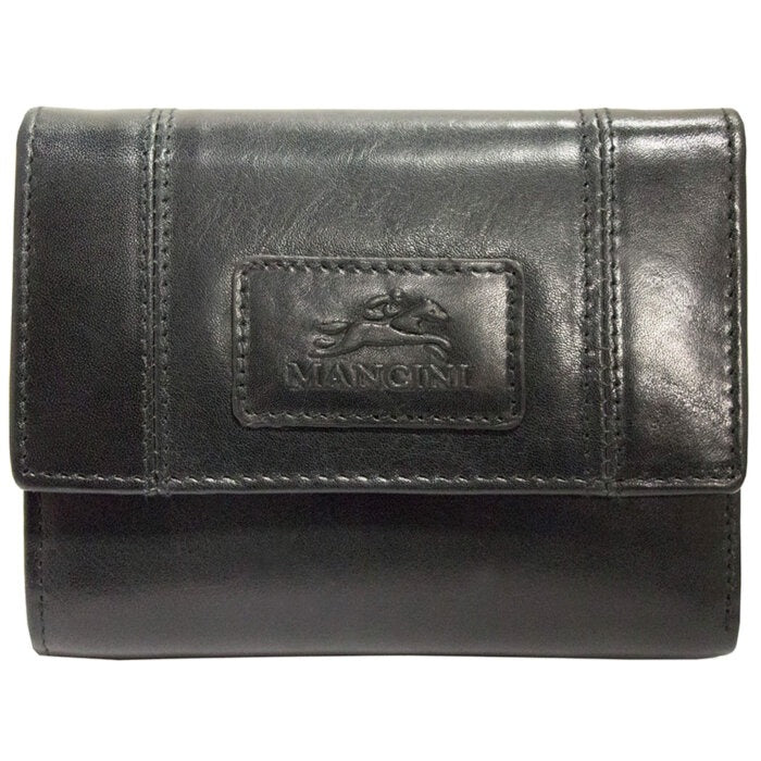 Mancini Casablanca Ladies’ RFID Secure Small Clutch Wallet 1