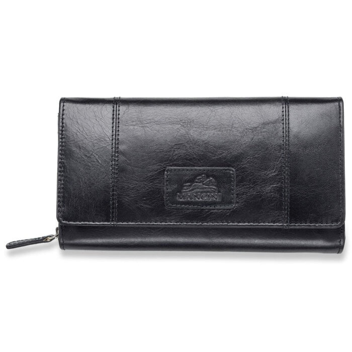 Mancini Casablanca Ladies’ RFID Secure Medium Clutch Wallet 23