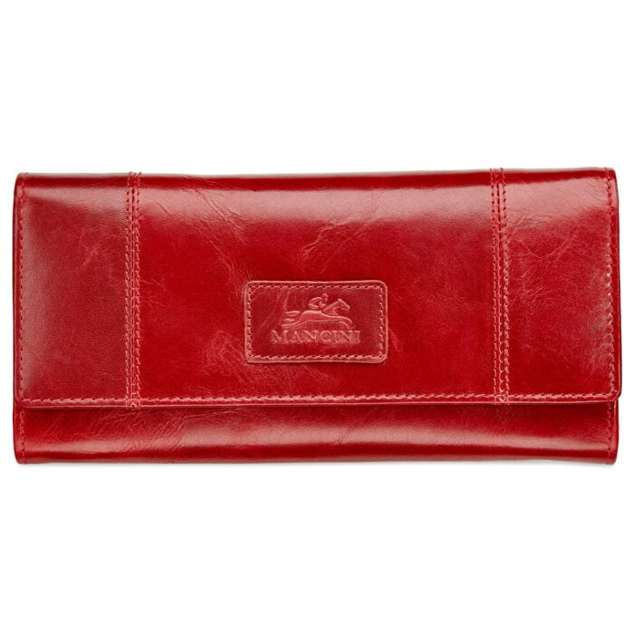 Mancini Casablanca Ladies’ RFID Secure Trifold Wallet 3