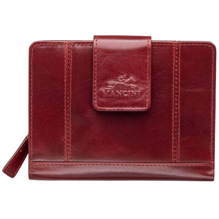 Mancini Casablanca Ladies’ RFID Secure Medium Clutch Wallet 11